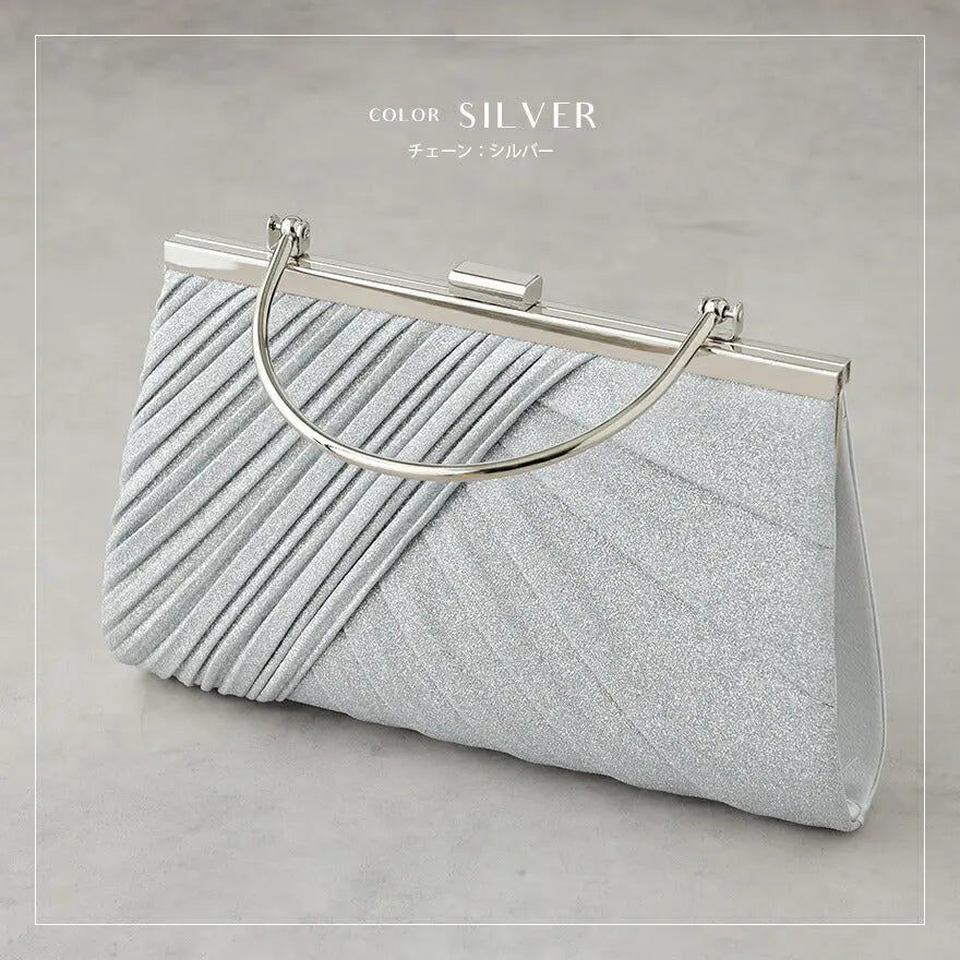 パーティーバッグ結婚式バッグレディース秋冬ビーズ刺しゅう/フェイクパール/ビーズ/スパンコール/コンパクト/2WAY小さめ