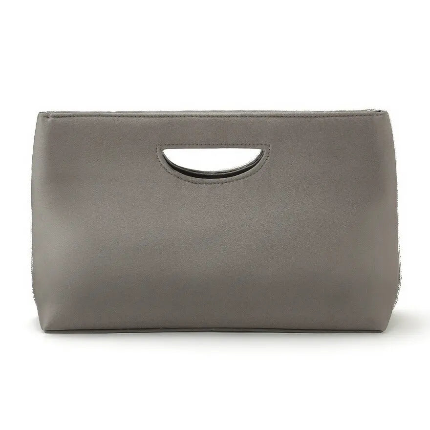 パーティーバッグ結婚式バッグお呼ばれ謝恩会二次会レディース秋冬ショルダーグレー大きめサイズ