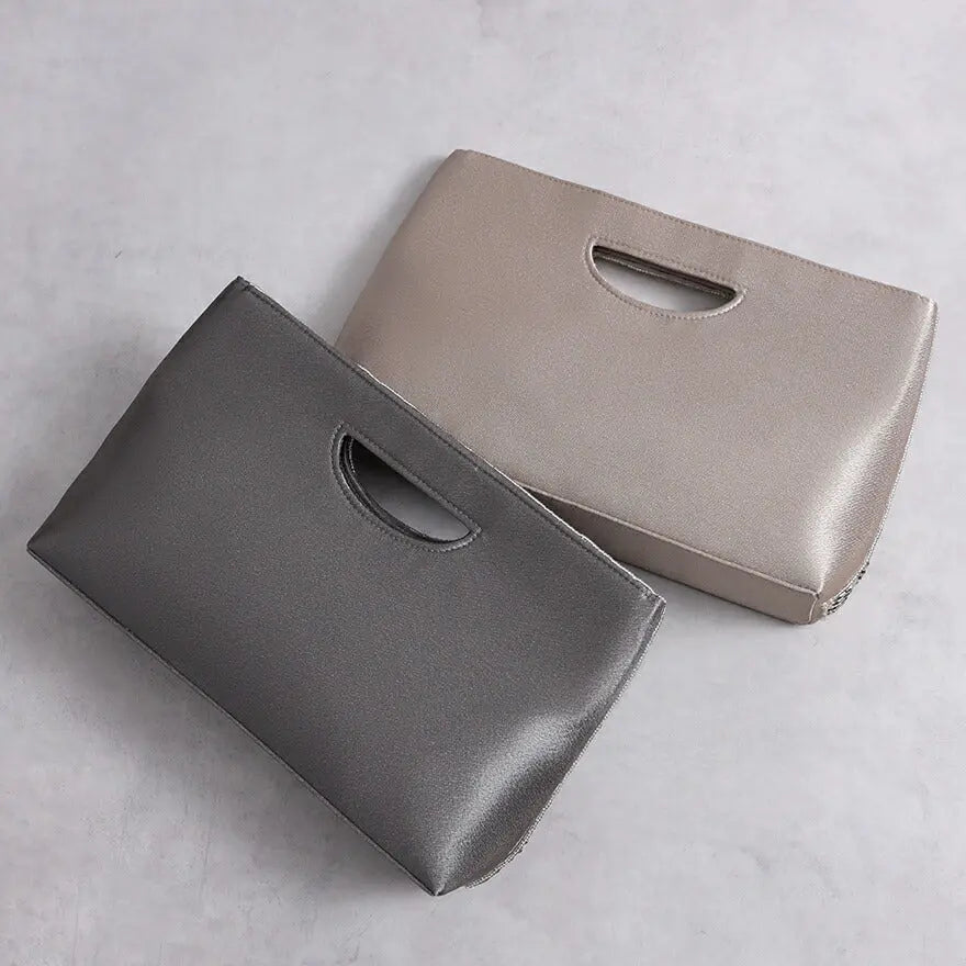 パーティーバッグ結婚式バッグお呼ばれ謝恩会二次会レディース秋冬ショルダーグレー大きめサイズ