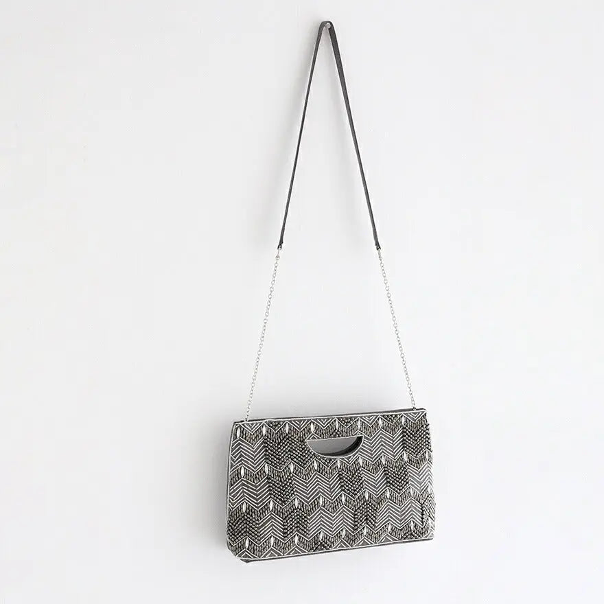 パーティーバッグ結婚式バッグお呼ばれ謝恩会二次会レディース秋冬ショルダーグレー大きめサイズ