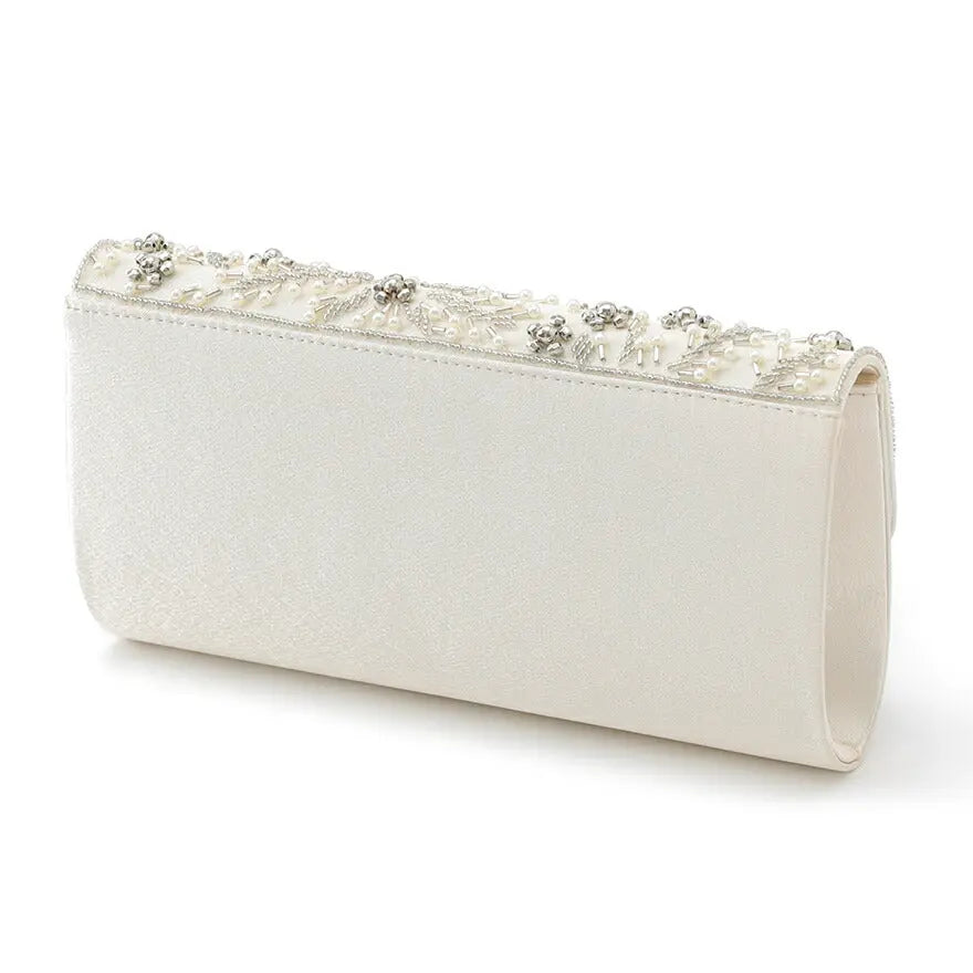 パーティーバッグ結婚式バッグレディース秋冬ビーズ刺しゅう/フェイクパール/ビーズ/スパンコール/コンパクト/2WAY小さめ