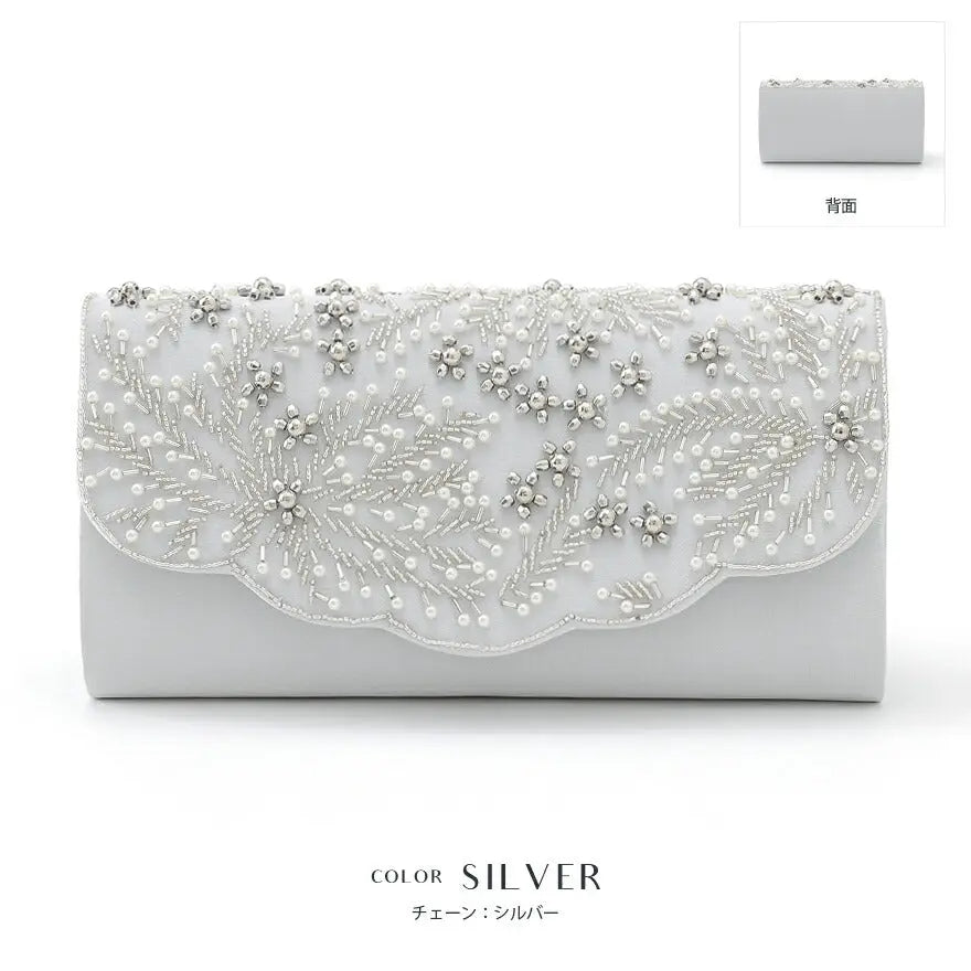 ビーズ刺繍3WAYパーティーバッグ 結婚式 バッグ パーティーバッグ レディース 春夏 ビーズ/刺繍/ショルダー/3WAY パーティードレス通販TwinkleGIrls