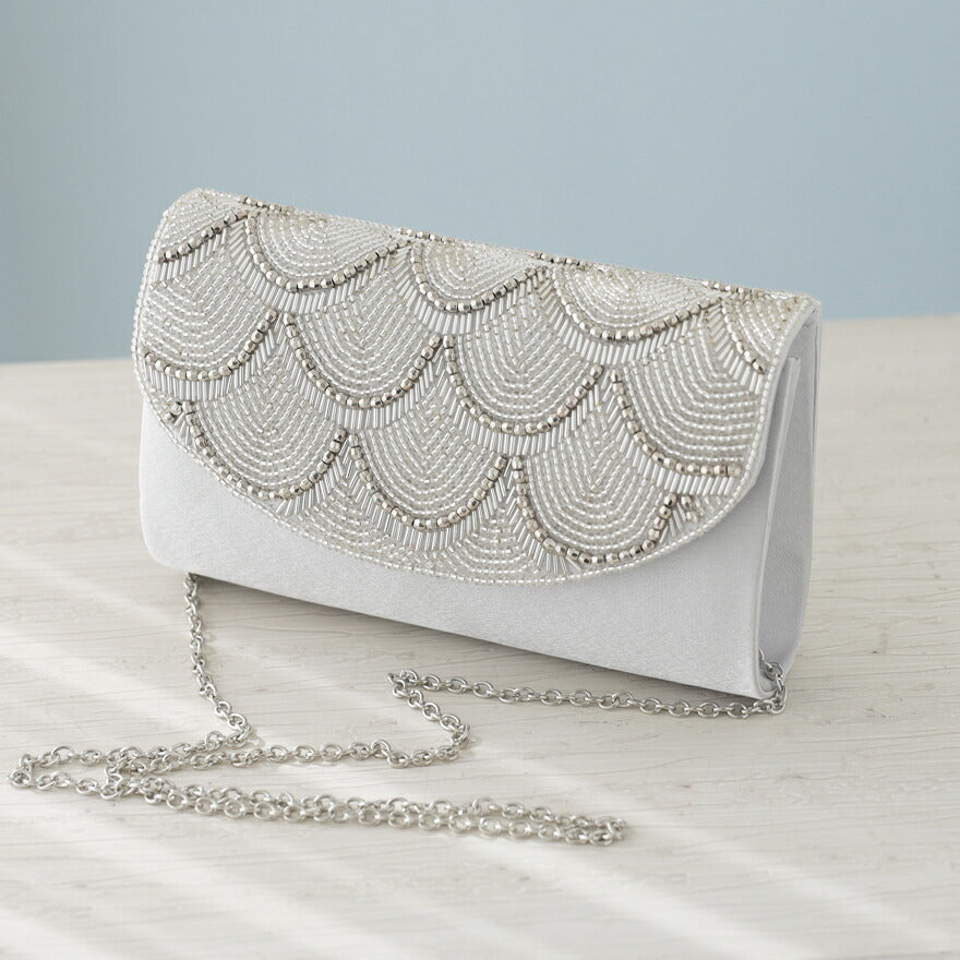 パーティーバッグ結婚式バッグパーティーバッグレディース春夏ビーズ/刺繍/ショルダー/2WAY