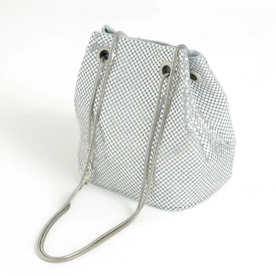 パーティーバッグ結婚式バッグレディース秋冬ビーズ刺しゅう/フェイクパール/ビーズ/スパンコール/コンパクト/2WAY小さめ