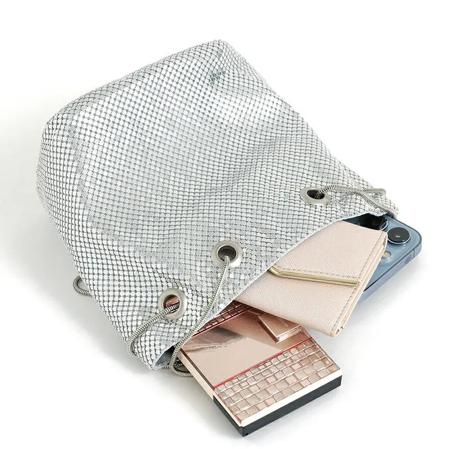 パーティーバッグ結婚式バッグレディース秋冬ビーズ刺しゅう/フェイクパール/ビーズ/スパンコール/コンパクト/2WAY小さめ