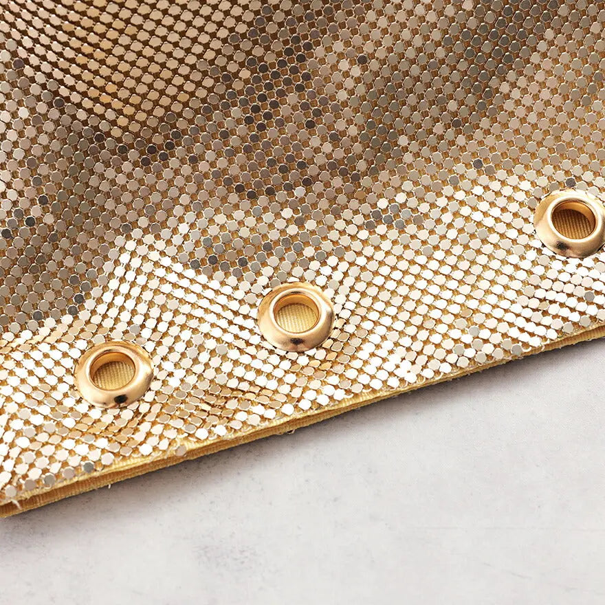 パーティーバッグ結婚式バッグメタルメッシュバッグ巾着お呼ばれレディース春夏手提げ/ショルダー/2WAY