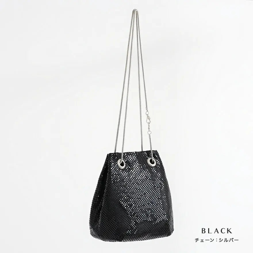 パーティーバッグ結婚式バッグレディース秋冬ビーズ刺しゅう/フェイクパール/ビーズ/スパンコール/コンパクト/2WAY小さめ