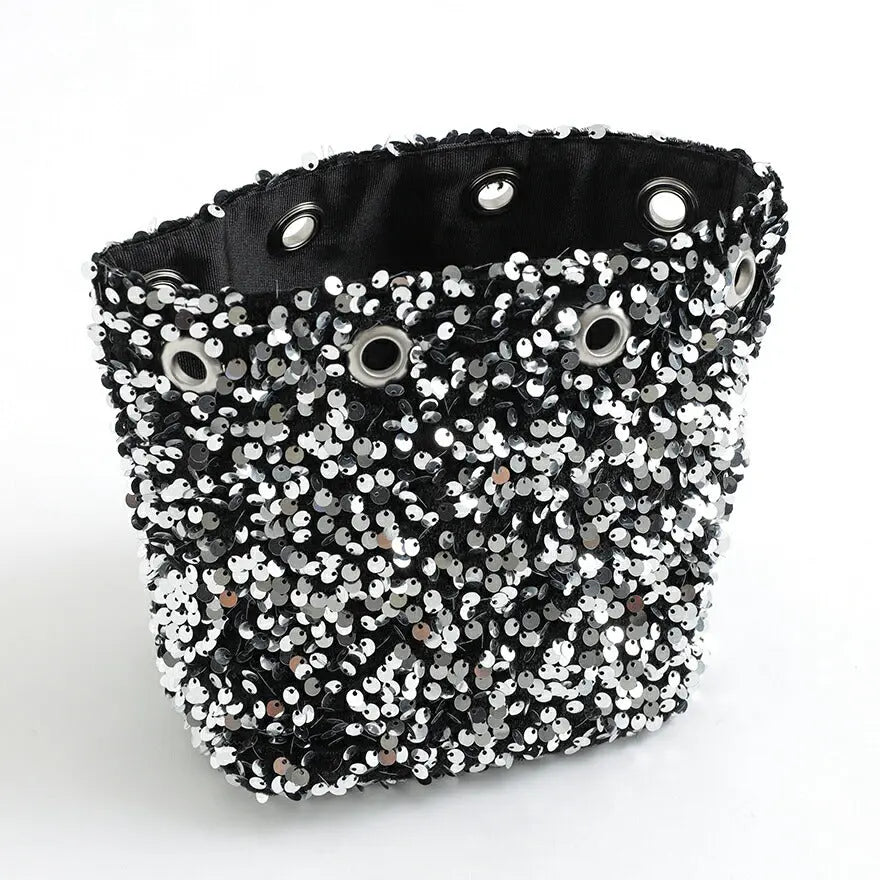 パーティーバッグ結婚式バッグスパンコールバッグ巾着お呼ばれレディース春夏手提げ/ショルダー/2WAY