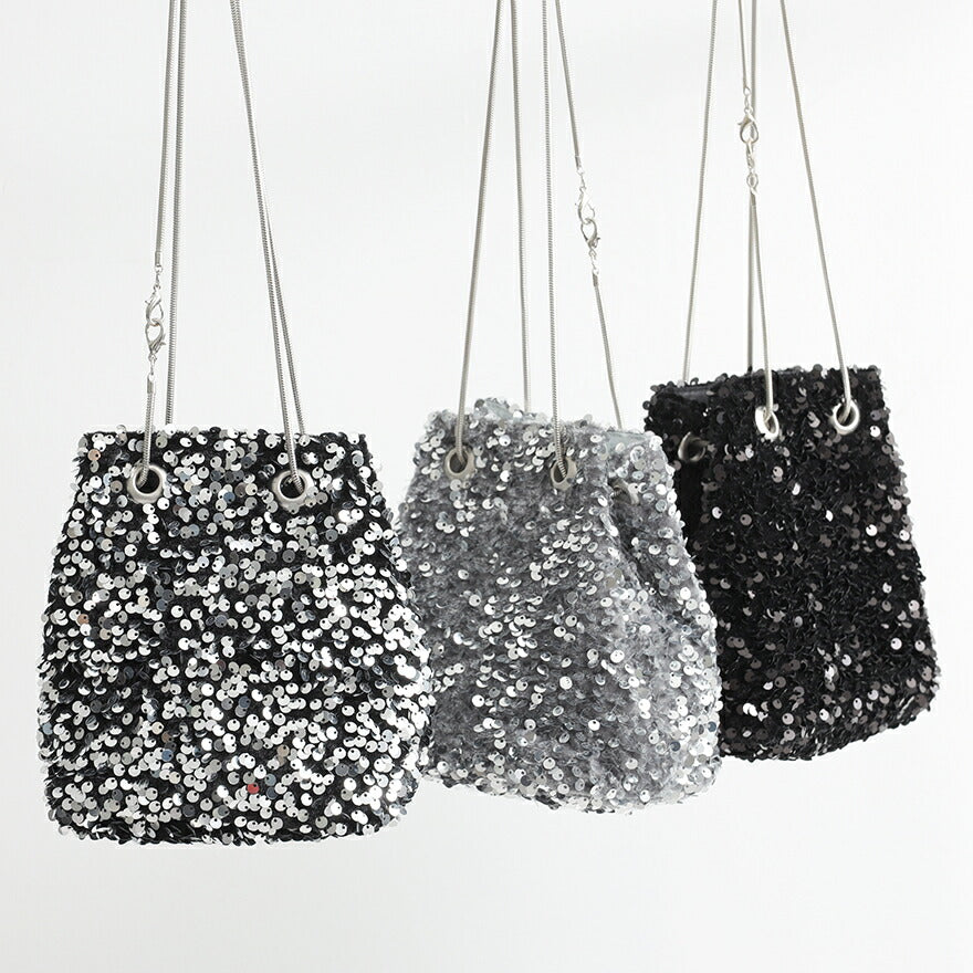 パーティーバッグ結婚式バッグレディース秋冬ビーズ刺しゅう/フェイクパール/ビーズ/スパンコール/コンパクト/2WAY小さめ