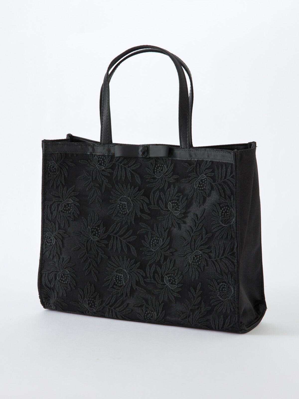 サブバッグフォーマルA4対応ちりめん生地リボン付き冠婚葬祭お呼ばれトートバッグ結婚式披露宴入学式卒業式礼装和装洋装日本製