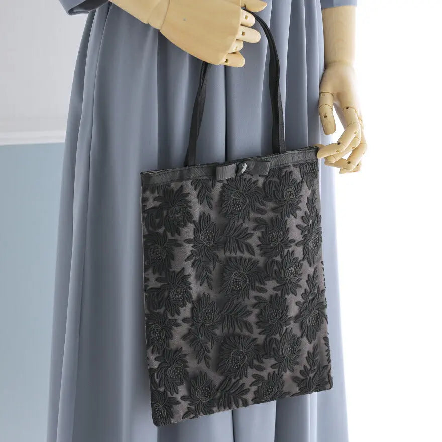 サブバッグレディース春夏刺繍レースA4トート結婚式お呼ばれフォーマルパーティブランド人気