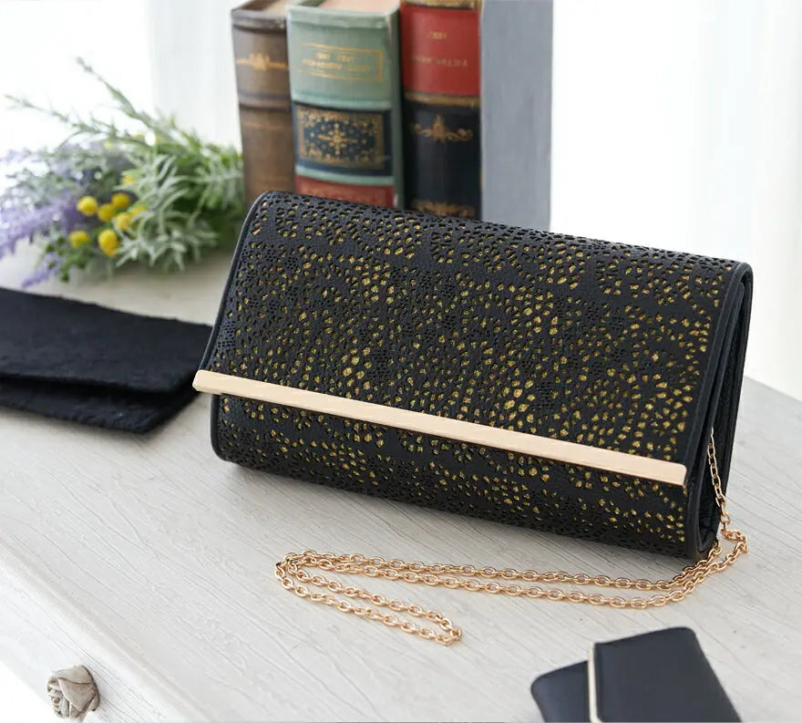 カッティングレースクラッチバッグ