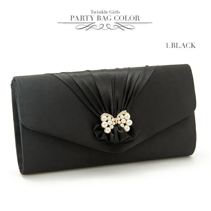 パーティーバッグ結婚式バッグお呼ばれ謝恩会成人式クラッチバッグ大きめショルダー