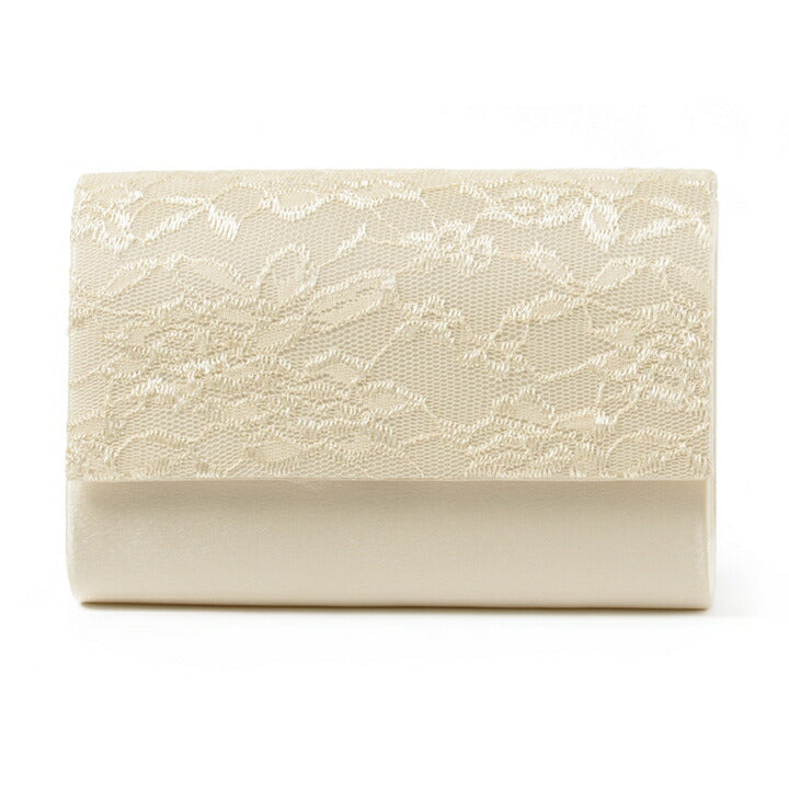 結婚式 バッグ パーティーバッグ 大きめ バッグ お呼ばれ 謝恩会 レース パール ベージュ/ブラック パーティードレス通販TwinkleGIrls