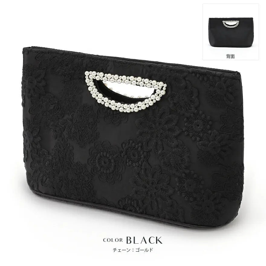 パーティーバッグ大きめクラッチバッグ結婚式バッグ謝恩会リボン他と被らない高見えパーティーフォーマルお呼ばれ披露宴二次会レディース