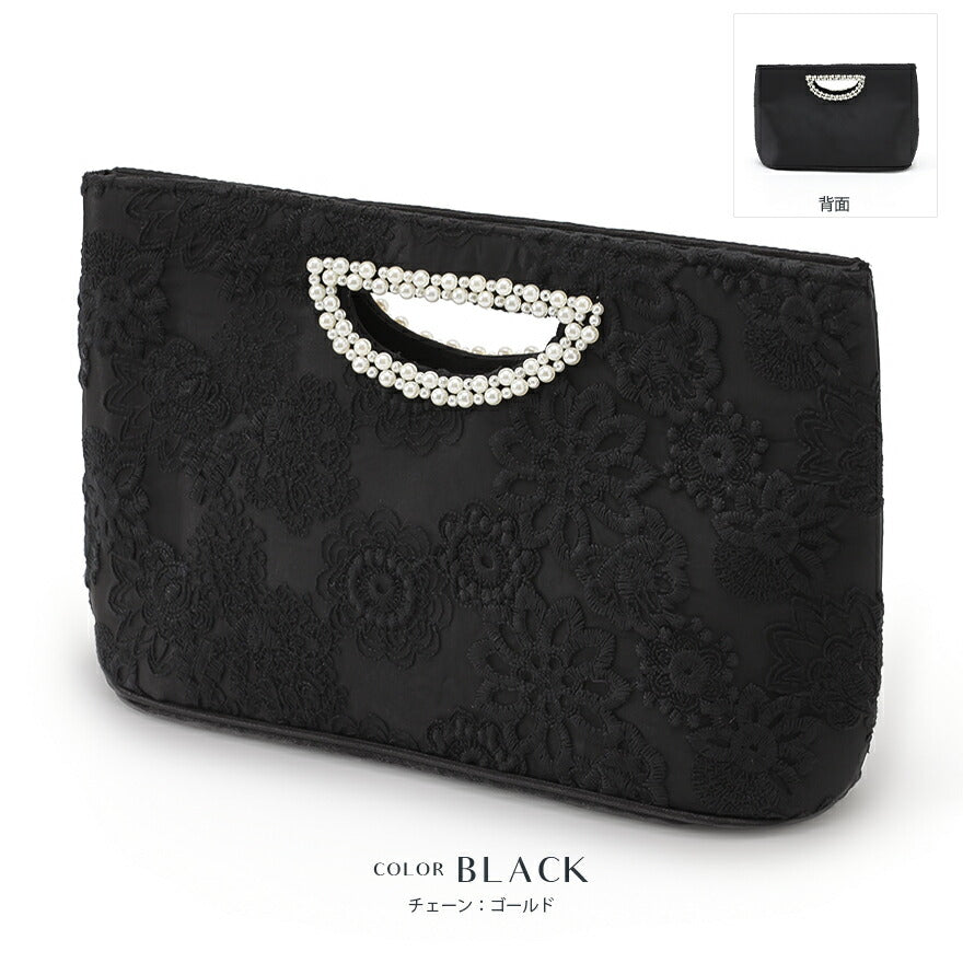 パーティーバッグ大きめクラッチバッグ結婚式バッグ謝恩会リボン他と被らない高見えパーティーフォーマルお呼ばれ披露宴二次会レディース