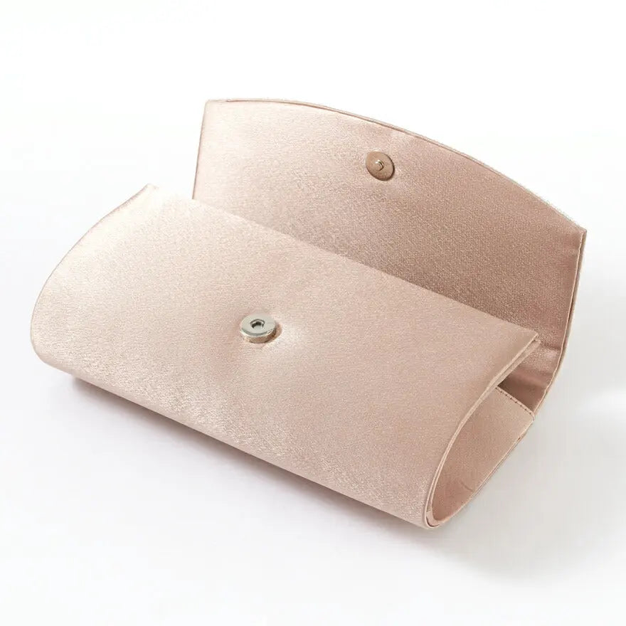 パーティーバッグ結婚式バッグ大きめベージュ/ブラック