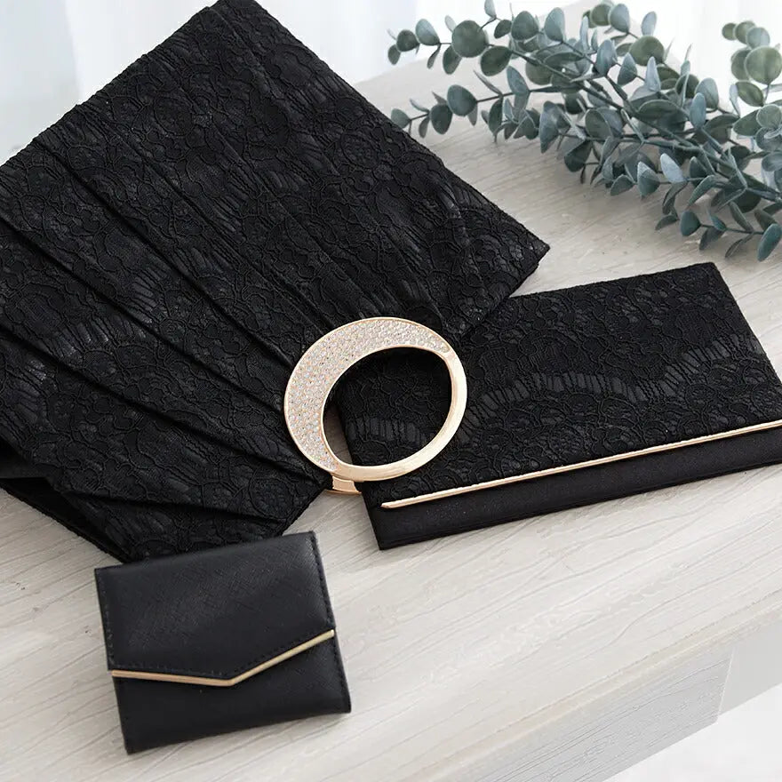 パーティーバッグ結婚式バッグお呼ばれ謝恩会二次会レディース秋冬ショルダー黒/ベージュ大きめサイズ