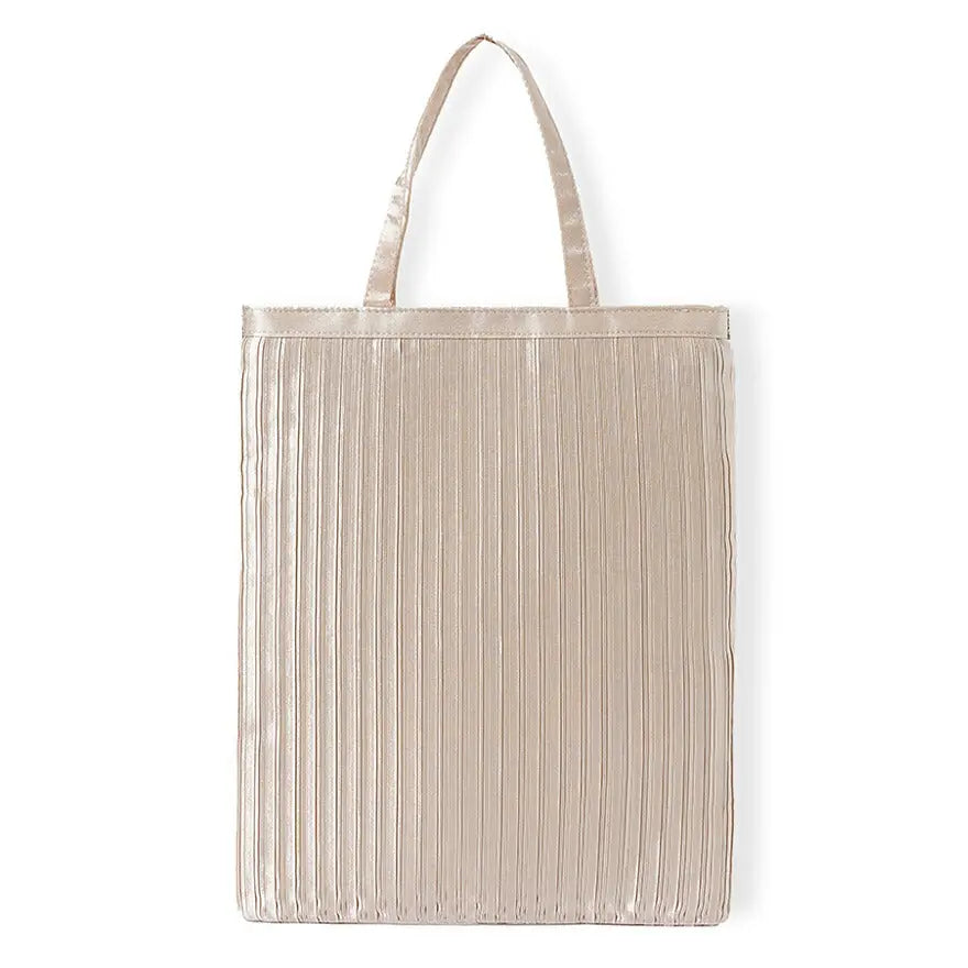 サブバッグ結婚式パーティートートA4フォーマルレース行事翌日配送おしゃれ華やか上品華奢サテンベージュ/ブラック