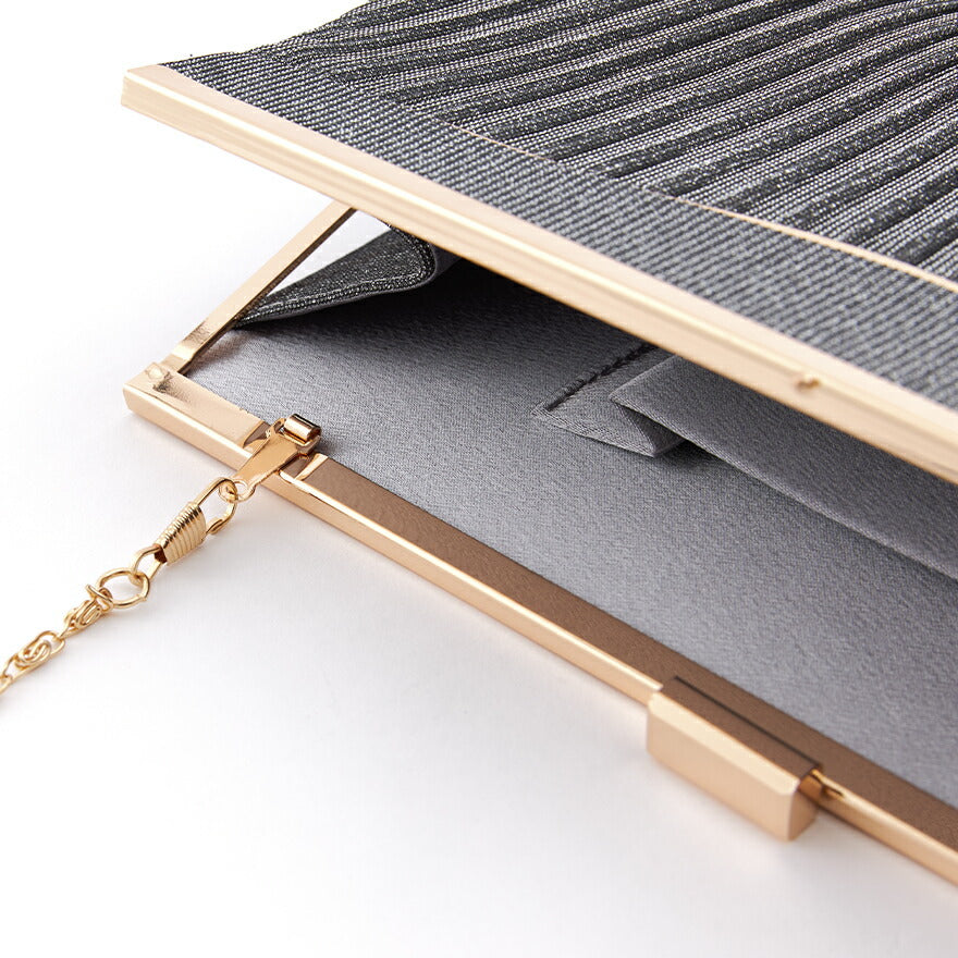 パーティーバッグ結婚式バッグお呼ばれ謝恩会二次会レディース秋冬ショルダー黒/ベージュ大きめサイズ