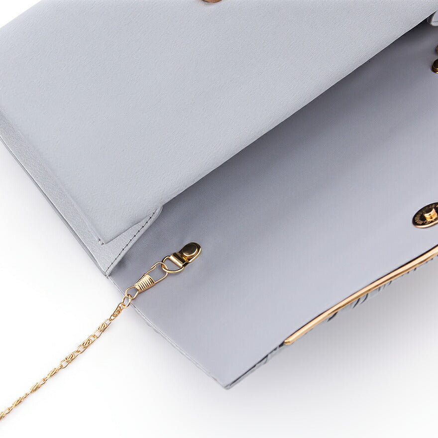 パーティーバッグ結婚式バッグお呼ばれ謝恩会二次会レディース秋冬ショルダー黒/ベージュ大きめサイズ