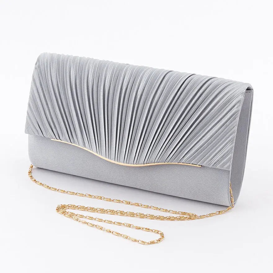 パーティーバッグ結婚式バッグお呼ばれ謝恩会二次会レディース秋冬ショルダー黒/ベージュ大きめサイズ