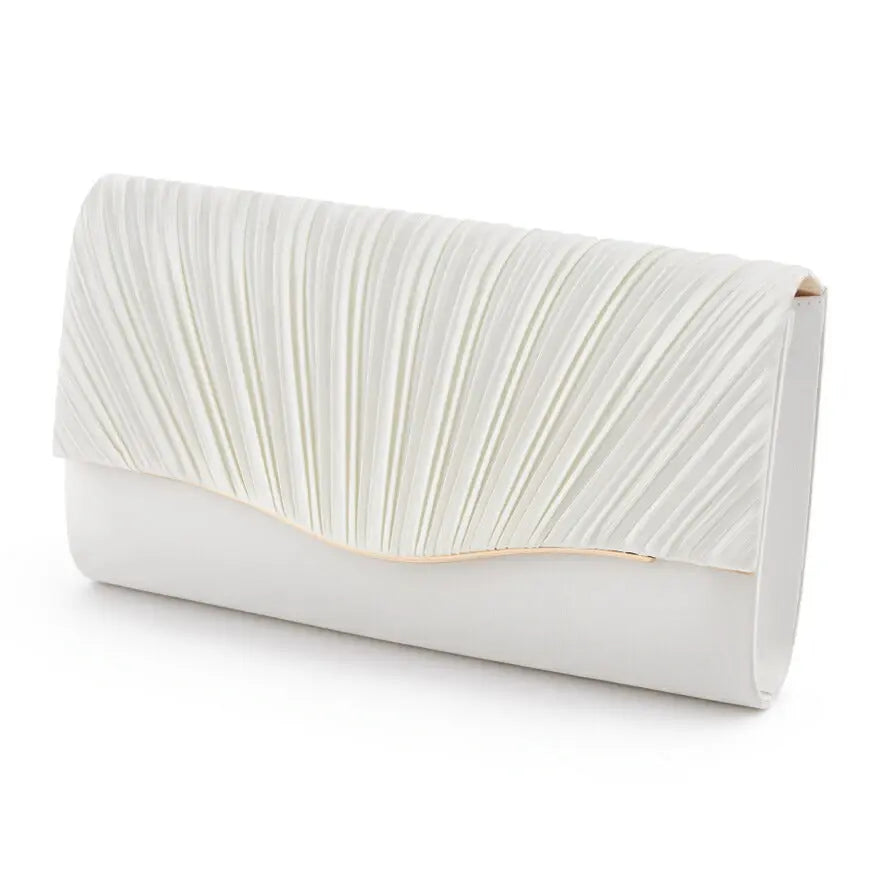 パーティーバッグ 結婚式 バッグ お呼ばれ 謝恩会 二次会 レディース 春夏 プリーツ がま口 ゴールド ラメ ショルダー 大きめサイズ パーティードレス通販TwinkleGIrls