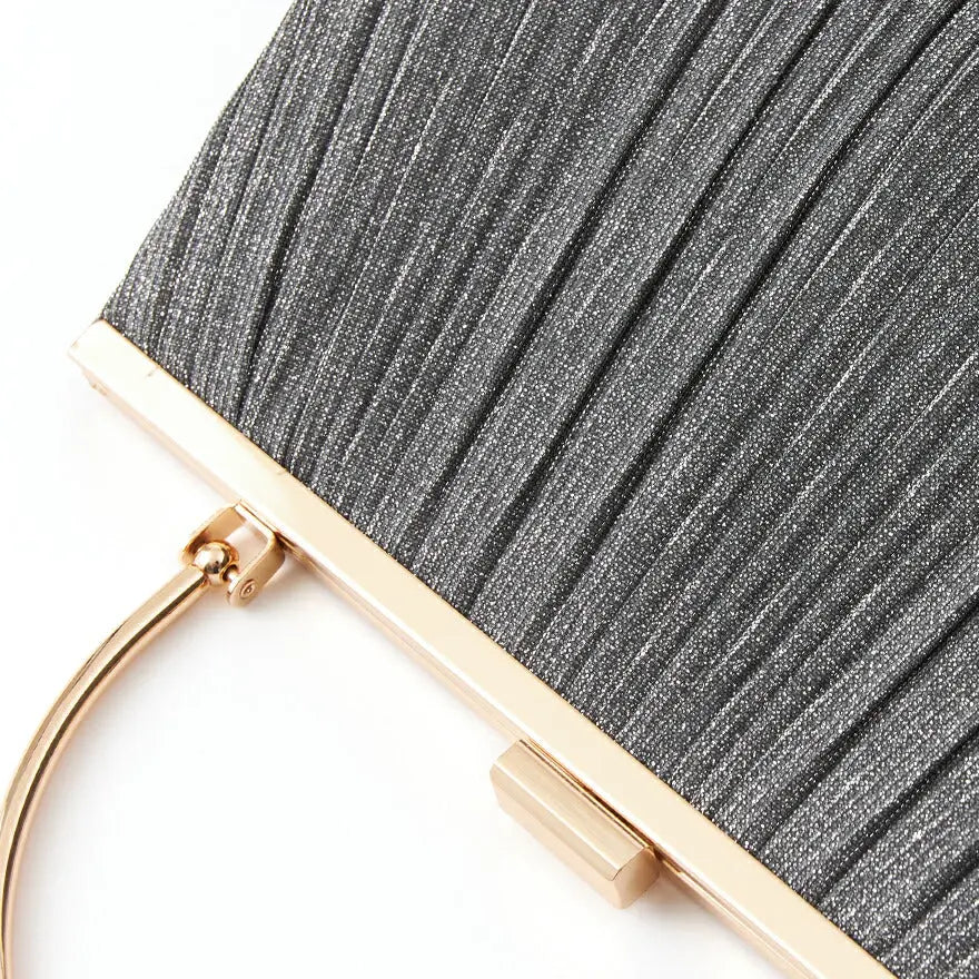 パーティーバッグ結婚式バッグお呼ばれ謝恩会二次会レディース秋冬ショルダー黒/ベージュ大きめサイズ