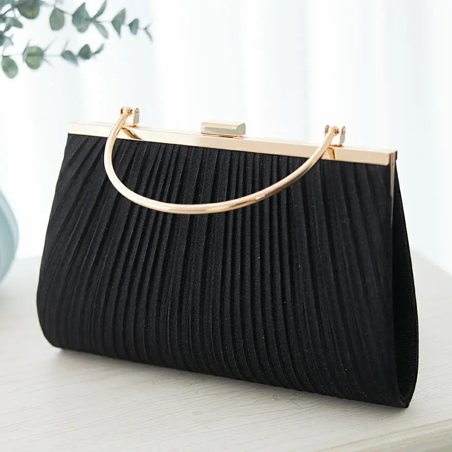 パーティーバッグ結婚式バッグお呼ばれ謝恩会二次会レディース秋冬ショルダー黒/ベージュ大きめサイズ