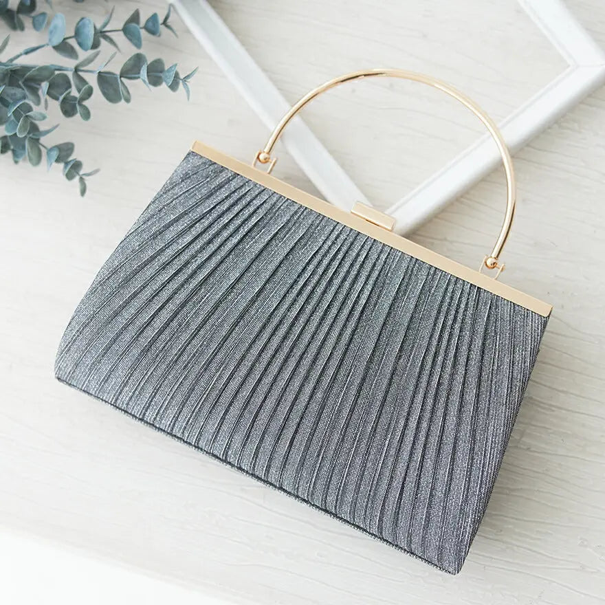 パーティーバッグ結婚式バッグお呼ばれ謝恩会二次会レディース秋冬ショルダー黒/ベージュ大きめサイズ