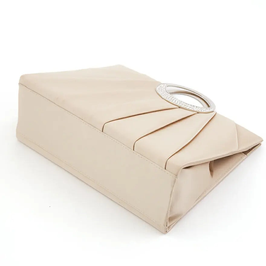 パーティーバッグ大きめ結婚式バッグクラッチバッグお呼ばれプリーツ/謝恩会/成人式/ショルダー全4色