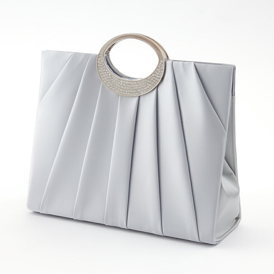 パーティーバッグ 大きめ 結婚式 バッグ クラッチバッグ お呼ばれ プリーツ/謝恩会/成人式/ショルダー 全4色 パーティードレス通販TwinkleGIrls