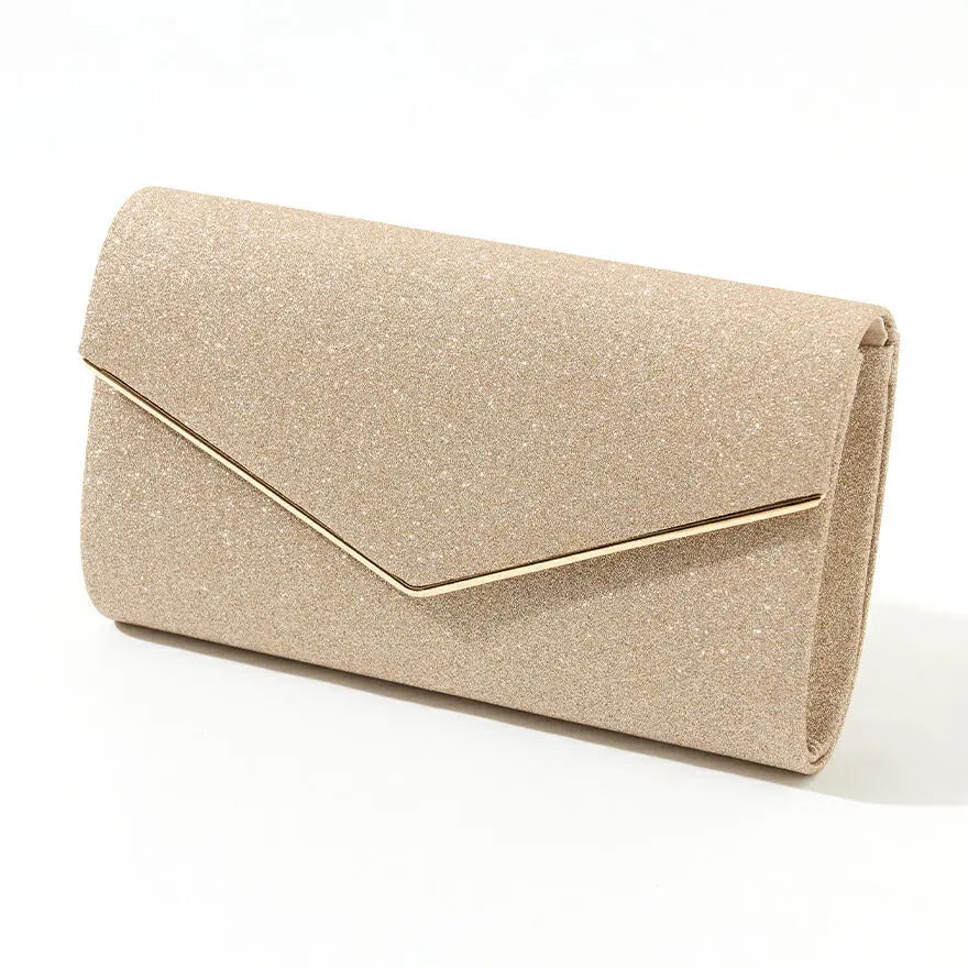 パーティーバッグ 結婚式 バッグ レディース 春夏 シンプルラメレター型/ラメ/シンプル/ゴールド/3WAY 大きめ パーティードレス通販TwinkleGIrls