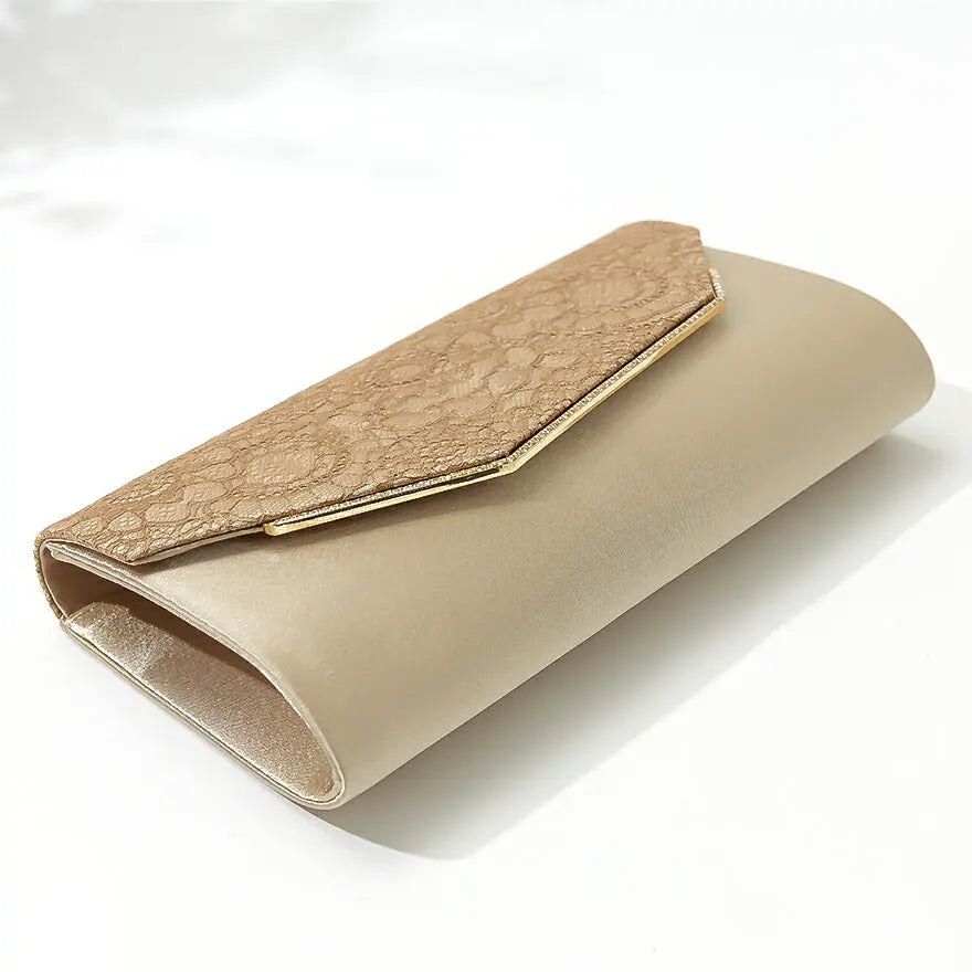 パーティーバッグ結婚式バッグレディース秋冬シンプルラメレター型/ラメ/シンプル/ゴールド/3WAY大きめ