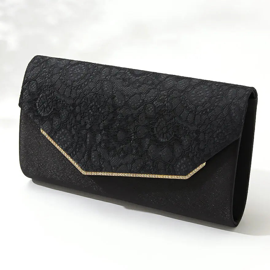 パーティーバッグ結婚式バッグレディース秋冬シンプルラメレター型/ラメ/シンプル/ゴールド/3WAY大きめ