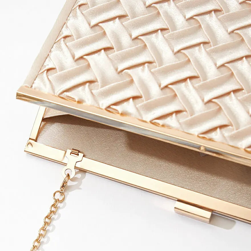 パーティーバッグ結婚式バッグレディース秋冬シンプルラメレター型/ラメ/シンプル/ゴールド/3WAY大きめ