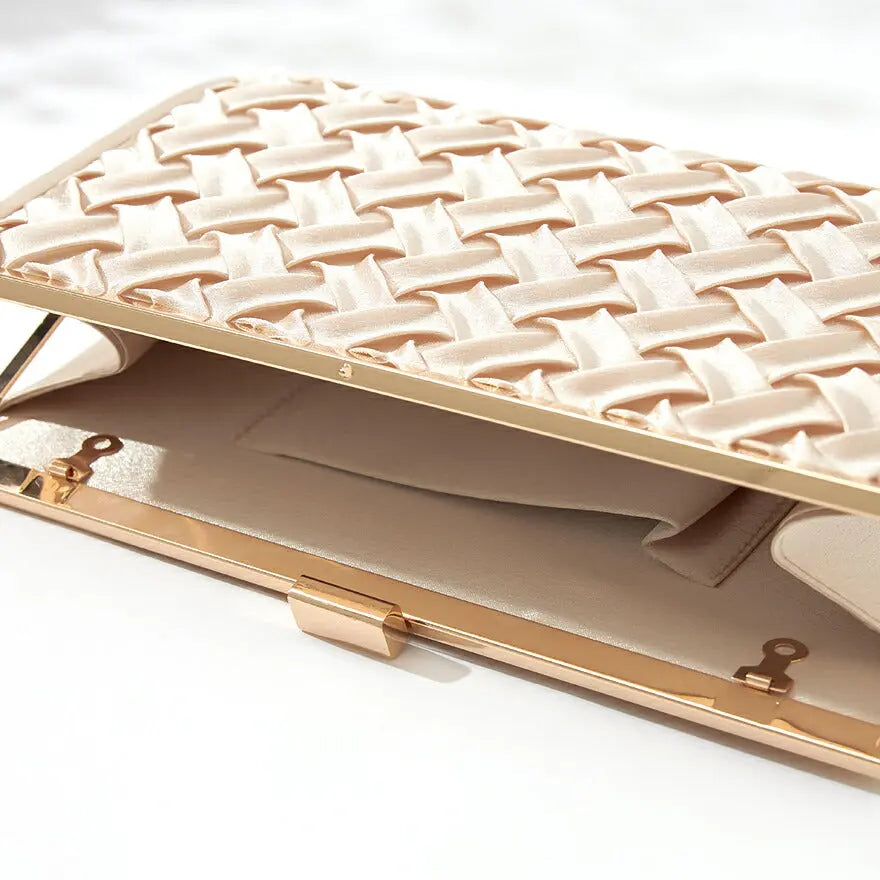 パーティーバッグ結婚式バッグレディース秋冬シンプルラメレター型/ラメ/シンプル/ゴールド/3WAY大きめ