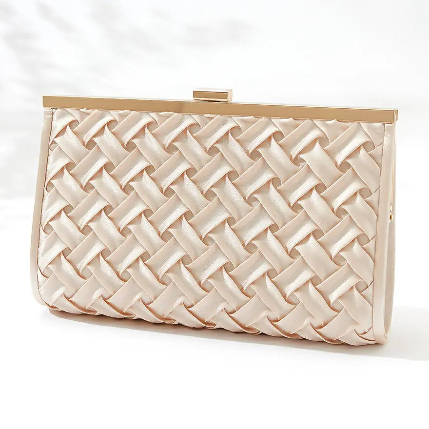 パーティーバッグ結婚式バッグレディース秋冬シンプルラメレター型/ラメ/シンプル/ゴールド/3WAY大きめ