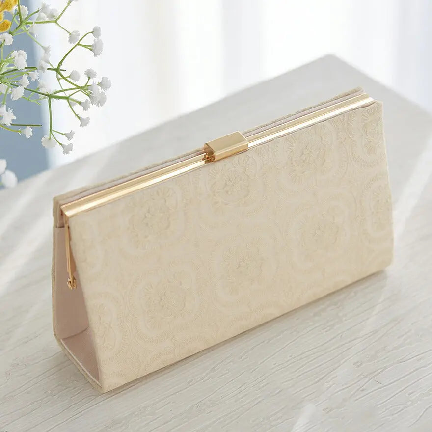 バッグ結婚式パーティーバッグクラッチバッグフォーマルお呼ばれレースオーガンジーラメシンプル/サテン/大きめ