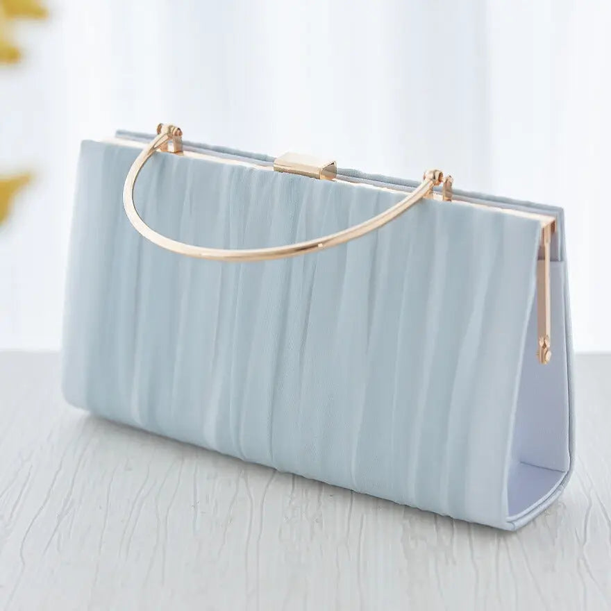 バッグ結婚式パーティーバッグクラッチバッグフォーマルお呼ばれレースオーガンジーラメシンプル/サテン/大きめ