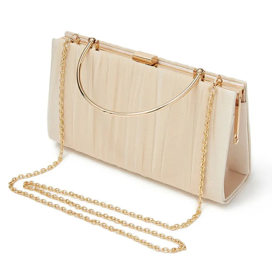 バッグ結婚式パーティーバッグクラッチバッグフォーマルお呼ばれレースオーガンジーラメシンプル/サテン/大きめ