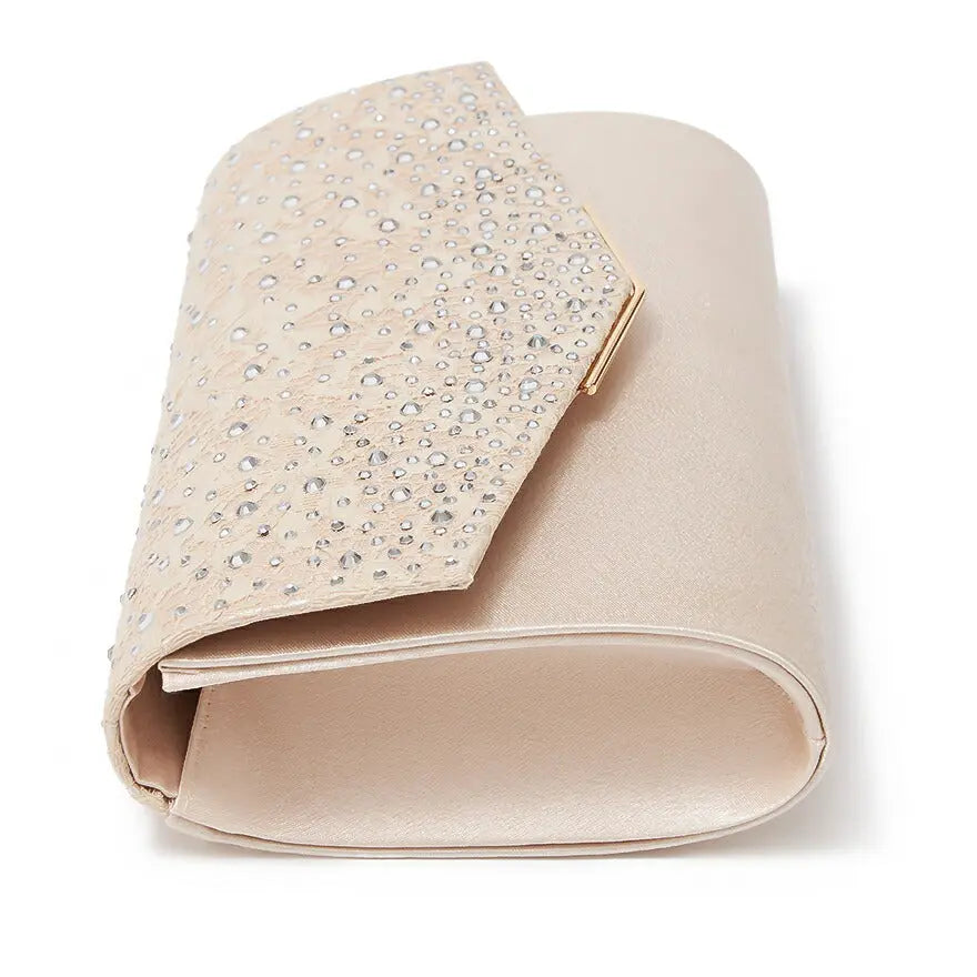 バッグ結婚式パーティーバッグクラッチバッグフォーマルお呼ばれレースオーガンジーラメシンプル/サテン/大きめ