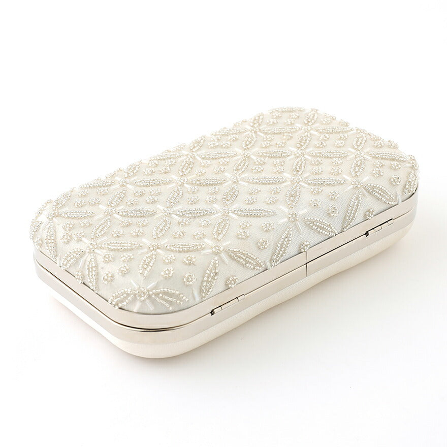 パーティーバッグ結婚式バッグレディース秋冬ビーズ刺しゅう/フェイクパール/ビーズ/スパンコール/コンパクト/2WAY小さめ