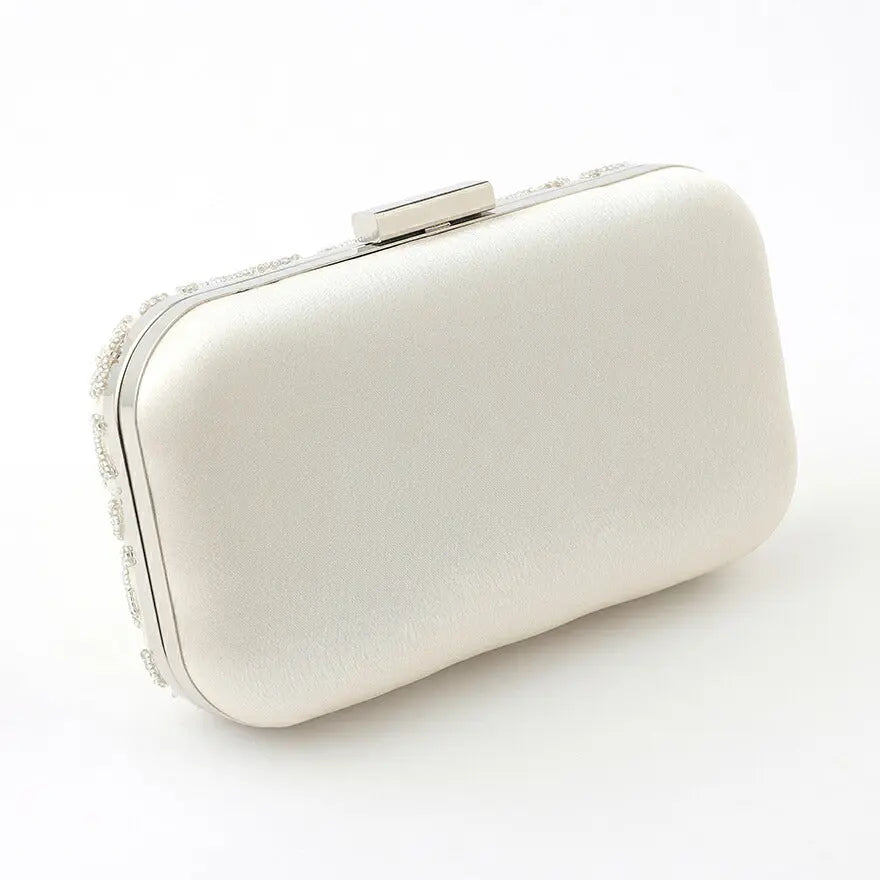 パーティーバッグ結婚式バッグレディース秋冬ビーズ刺しゅう/フェイクパール/ビーズ/スパンコール/コンパクト/2WAY小さめ