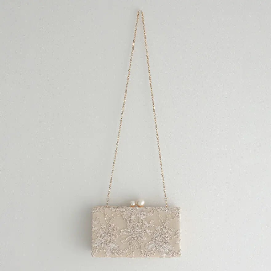 パーティーバッグ結婚式バッグレディース秋冬ビーズ刺しゅう/フェイクパール/ビーズ/スパンコール/コンパクト/2WAY小さめ