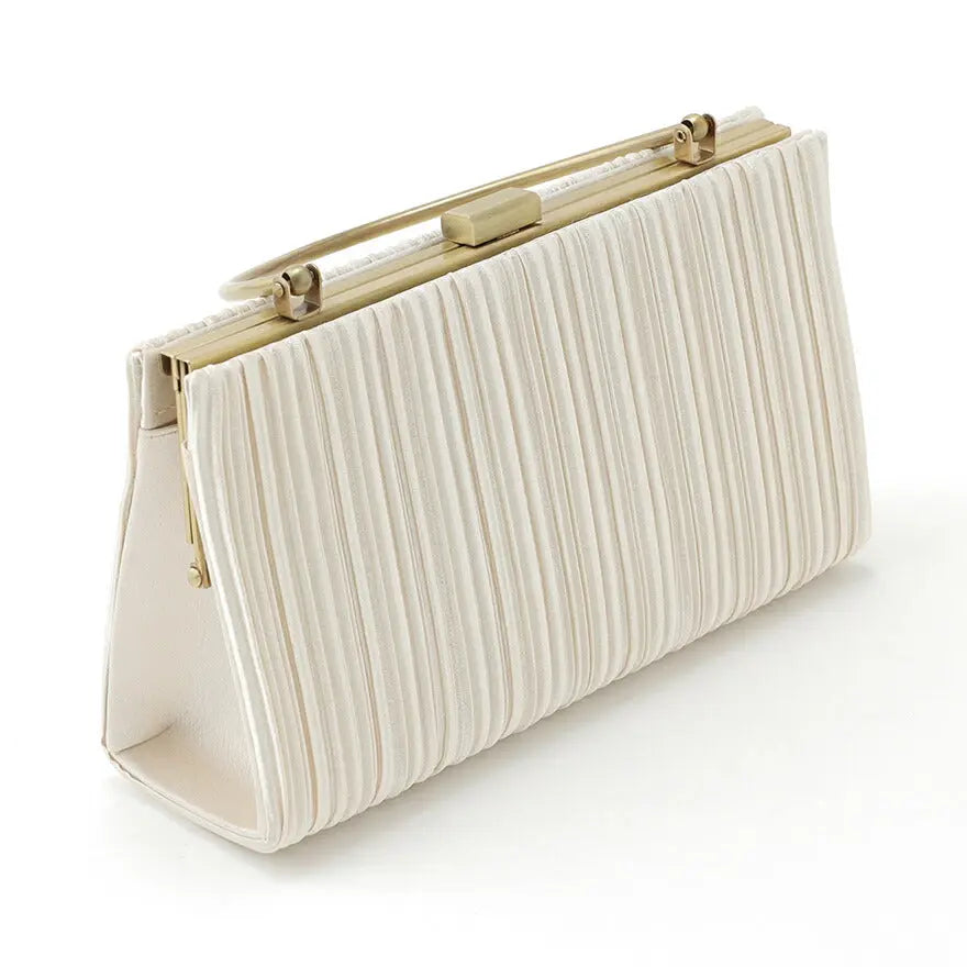 メタルハンドルプリーツパーティーバッグ 結婚式 バッグ パーティーバッグ レディース 春夏 お呼ばれ/パーティ/サテン/プリーツ/ショルダー/2WAY パーティードレス通販TwinkleGIrls