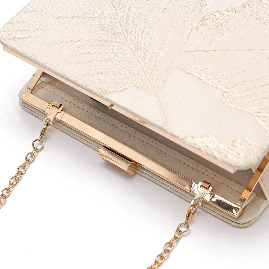 パーティーバッグ結婚式バッグレディース秋冬ビーズ刺しゅう/フェイクパール/ビーズ/スパンコール/コンパクト/2WAY小さめ