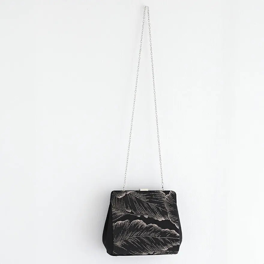 パーティーバッグ結婚式バッグレディース秋冬ビーズ刺しゅう/フェイクパール/ビーズ/スパンコール/コンパクト/2WAY小さめ