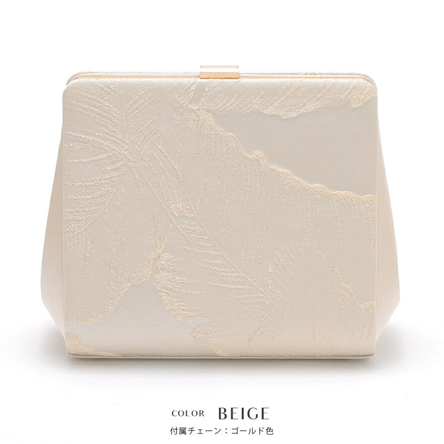 リュクスジャガードパーティーバッグ 結婚式 バッグ パーティーバッグ レディース 春夏 お呼ばれ/パーティ/サテン/リーフ/レース/ショルダー/2WAY パーティードレス通販TwinkleGIrls