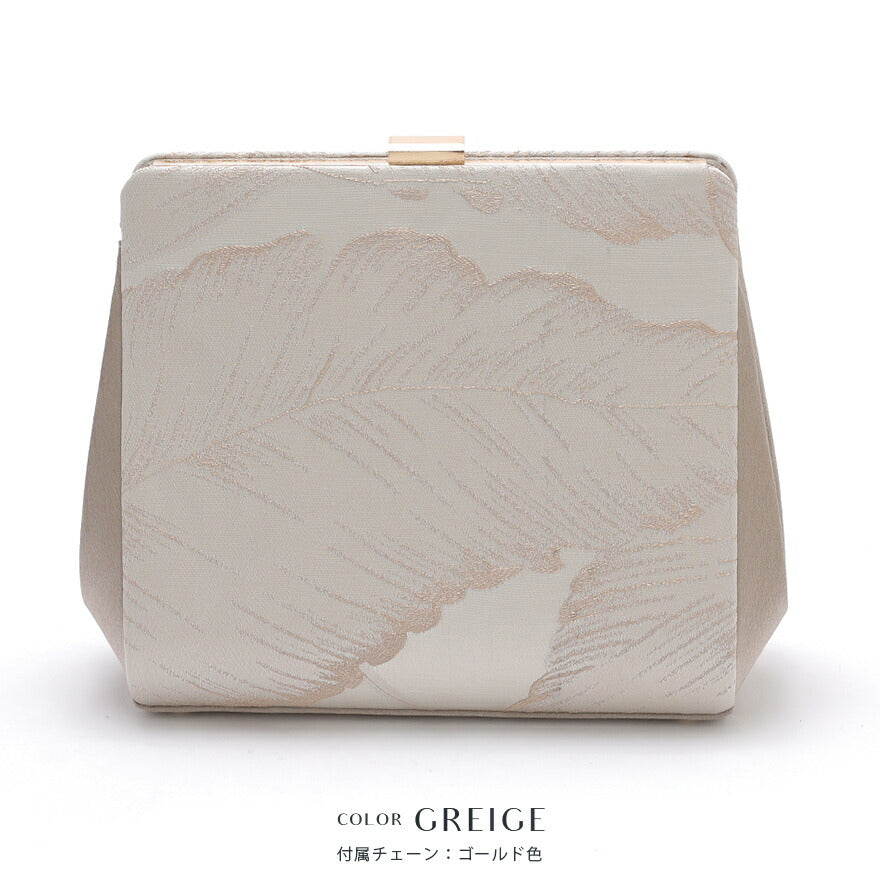 リュクスジャガードパーティーバッグ 結婚式 バッグ パーティーバッグ レディース 春夏 お呼ばれ/パーティ/サテン/リーフ/レース/ショルダー/2WAY パーティードレス通販TwinkleGIrls